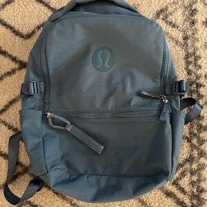 Lululemon Athletica Blue Backpack Sleek Design Water-Repellent